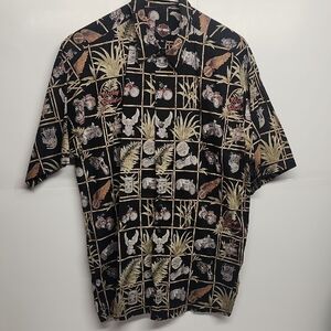 Harley-Davidson Motorcycles Vintage 100% cotton casual button-down shirt szM WOW